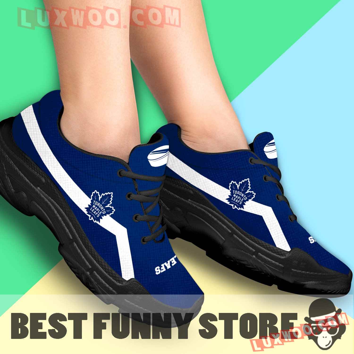 Edition Chunky Sneakers With Line Toronto Maple Leafs shoes